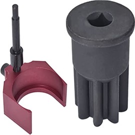 LABLT 9U-7227 Injector Height Adjustment Gauge Tool Engine Barring Socket Replacement for Caterpillar 3406E C-15 and C-16