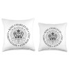 British King III Charles Memorabilia Kings Coronation 2023 Throw Pillow