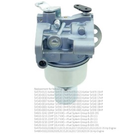 For Toro, For Kohler Carburetor For Kohler 20-853-33-S Courage SV530 SV540 SV590 SV600 Air Filter Kit