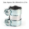 60 x 95mm Exhaust Pipe Clamp Connector 12793501 Fit for