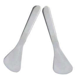 OHPHCALL 2pcs Metal Mini Eye Cream Scoop for Skincare Face Massage Makeup Application
