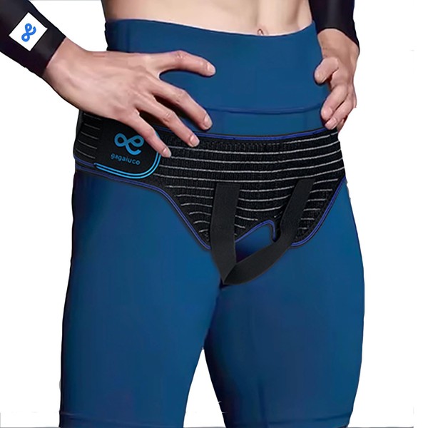 gagaiuco Hernia Belt for Men and Women Flexible Adjustable Inguinal