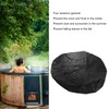 Round Bathtub Cover, Outdoor Furniture Dust Cover, 190 Silver Polyester