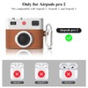 Dayinkes Compatible for Airpods Pro 2nd/1st Generation Case with Keychain,