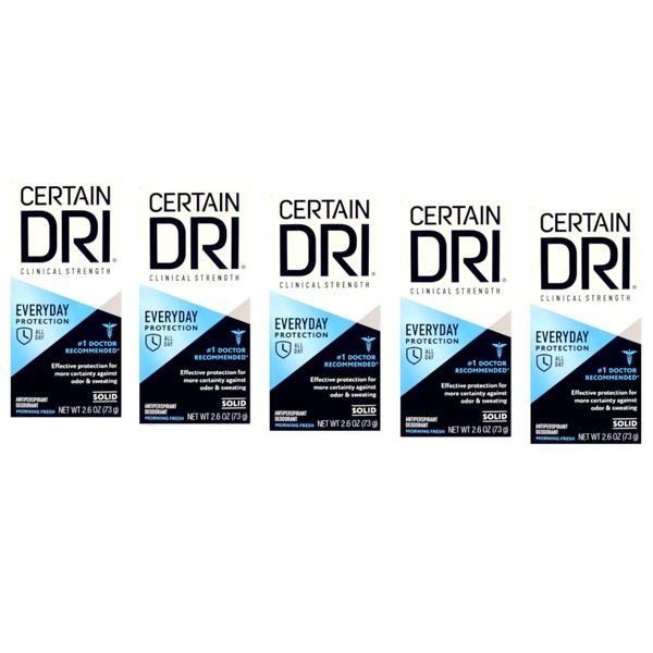 Certain Dri Everyday Strength Clinical Solid, Morning Fresh Scent, 2.5oz