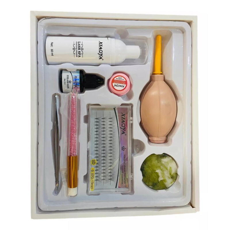 Xiaoya Kit Profesional Para Aplicación De Pestañas Eyelash Xiaoya