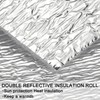 PATIKIL Reflective Insulation Foam Core Radiant Barrier 24" x 5"