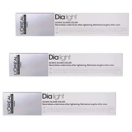 Loreal Dialight 9.01 Milkshake Platinum 3 x 50 ml Intensive Tint LP Semi-Permanent Colouration Dia Light