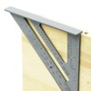 Aluminum Alloy Roofing Square,7" Rafter Angle Measure Triangle Guide Angle