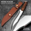 VARLEA Meat Cleaver Heavy Duty Butcher Full Tang Knife with