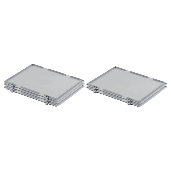 PROREGAL SuperSparSet 5 x Hinge Lids for Euro Containers, W