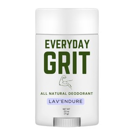 EVERYDAY GRIT | Purest All Natural Premium Deodorant | Long Lasting For Men, Women, and Kids | Aluminum-Free (LAV'ENDURE)