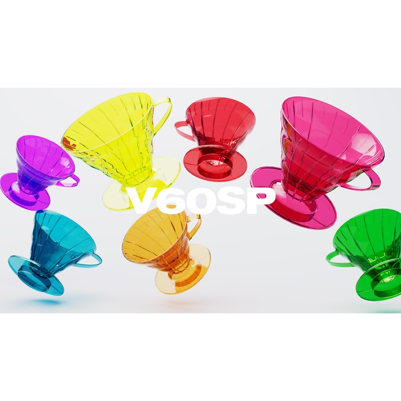 HARIO V60SP PostCoffee Original Coffee Dripper (Deep Purple)