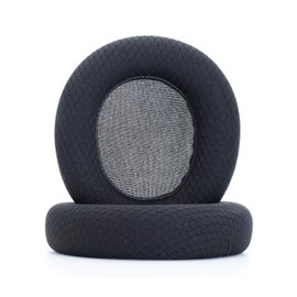 Replacement Ear Pads Compatible with SteelSeries Arctis Nova Pro Wired Arctis Nova1 1X 1P /3/4 4X 4P/5 5X 5P/7 7X 7P Headphones, Football mesh Woven and Memory Foam Replacement Accessories (Black)