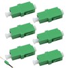 Pack of 6 Fibre Optic Adapter Socket Fibre Optic Coupling