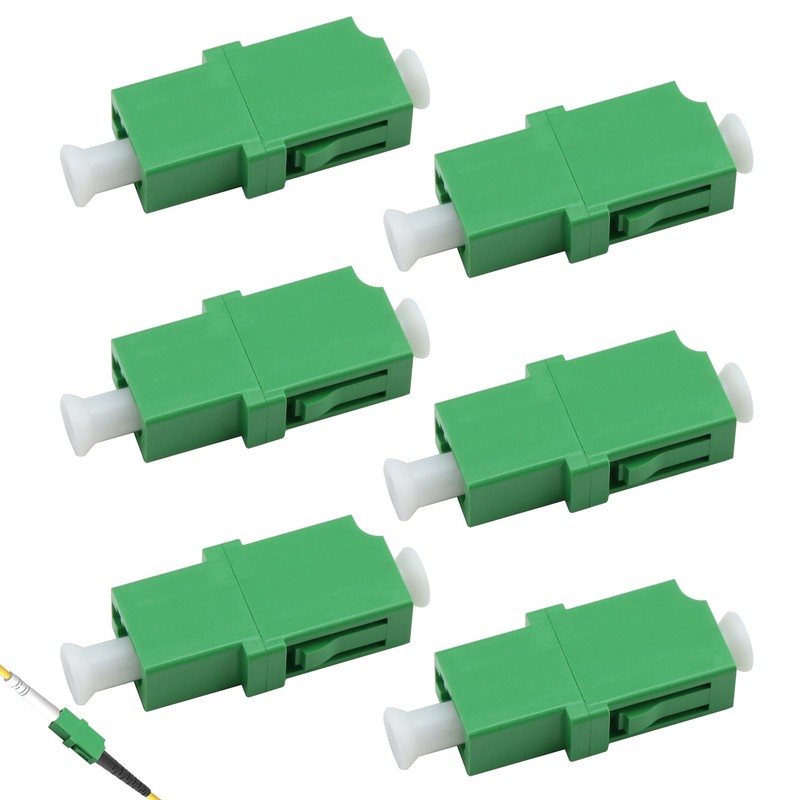 Pack of 6 Fibre Optic Adapter Socket Fibre Optic Coupling