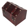 Treasure Chest Storage Box with Combination Lock Handcraft Exquisite Wood