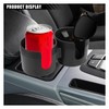 Car Double Cup Holder Extender, 2-in-1 Car Cup Holder Adapter