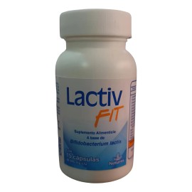 Suplemento Cápsula Naturex Suplementos Bifidobacterium Lactis Lactiv Fit 445mg