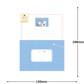 Furukawa Paperwork LLL487 Letter Set, L Edition with Trip Design