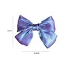 Pearl satin bow hair clip, back clip, top clip, hair