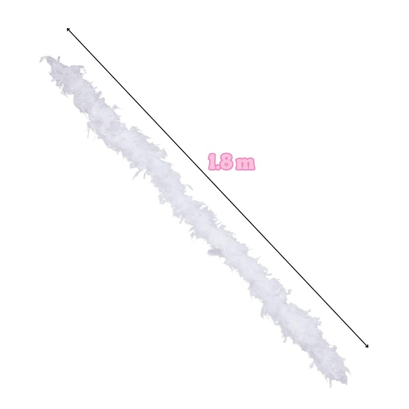 Runesol Feather Boa, White