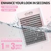 uCoolMe Flora Lash Clusters Kit 8-18mm Hybrid Volume Wispy Eyelash