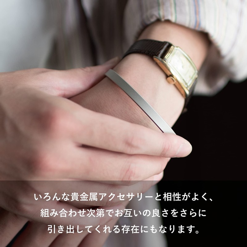 TAVARAT Tps-136 Men's Bangle Bracelet, Unisex, Accessories, Brass, Made in