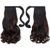 HSPCYGG Ponytail Extension Wavy Black Clip Ponytails 16" 4.2 Oz