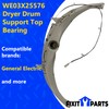 WE03X25576 Upper Dryer Drum Support Top Bearing Assembly Replaces Compatible