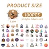 UDNFHL 100 Yoga Themed Stickers, Creative Graffiti Stickers That Can