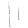 FOMIYES 3pcs Stainless Steel Pimple Tweezers Blackhead Extractor Tool for