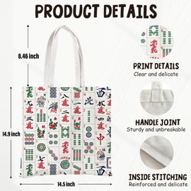 Zomhix Mahjong Gifts Tote Bags - Mahjong Gifts for Women - C