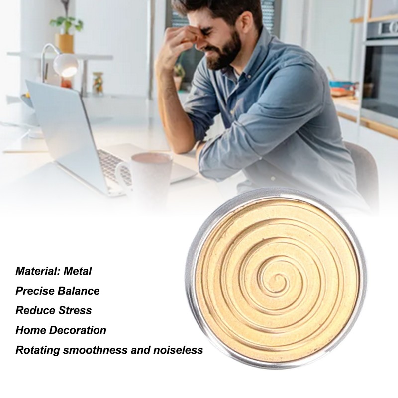 Desktop Fingertip Rotating Toy Metal Desk Finger Rotating Stress Relief