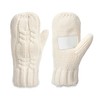 isotoner Women's Chunky Cable Knit Cold Weather Mittens with Warm,