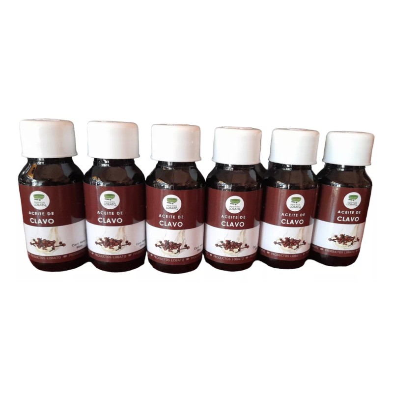 LOBATO Aceite De Clavo Pack 6 Piezas