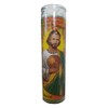 St. Jude Thaddeus (San Judas Tadeo) Green Perfumed Pillar Candle