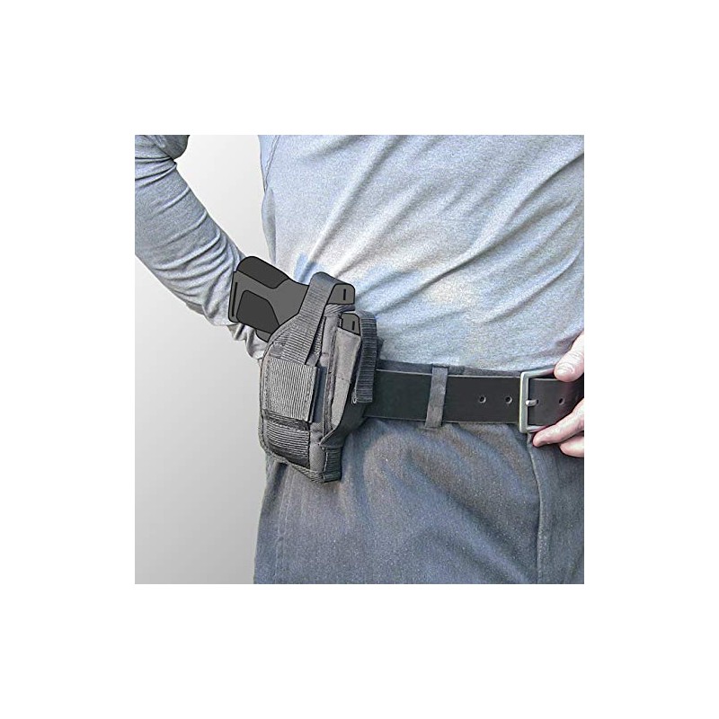 Belt Side Holster fits Ruger LC9S with LaserMax Laser