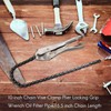 10 inch Chain Vise Clamp Plier Locking Grip Wrench Oil