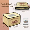Dough Proofing Box for Bread Pizza, Foldable Zippered Sourdough Starter