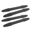 4PCS Bumper Guard Strip Carbon Fiber Pattern Textured 43cm Length