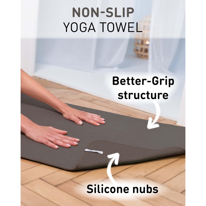 Fit-Flip Yoga towel nonslip, lightweight and quick dry