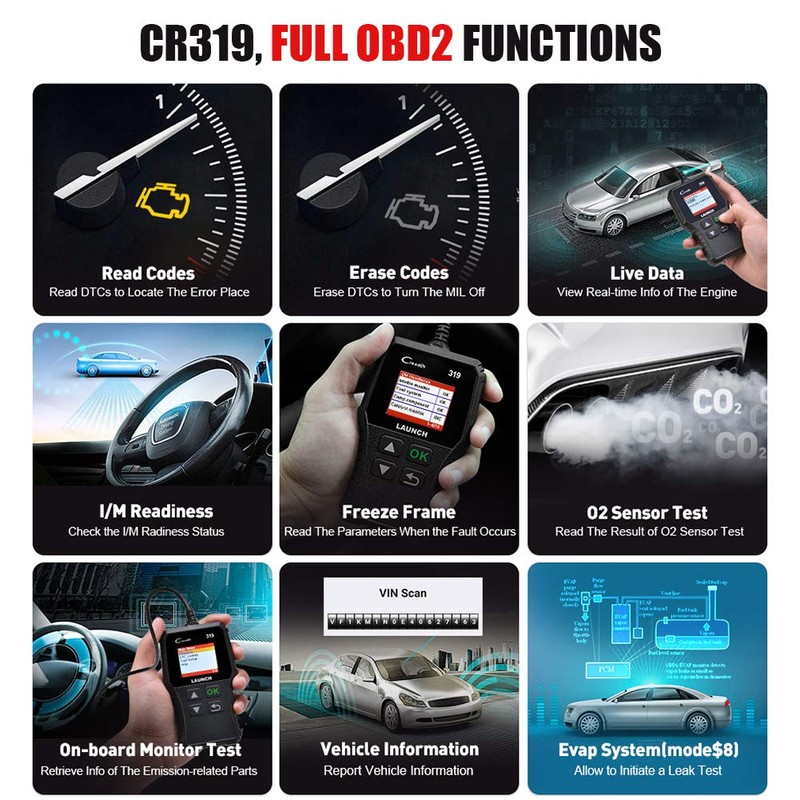 LAUNCH CR319 OBD2 Scanner