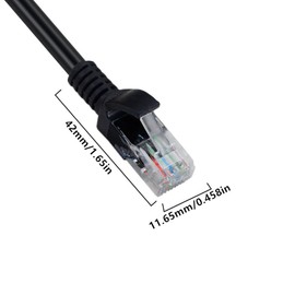 HUHANGGod 3 Pin XLR to RJ45 Cable, Female to Male ​Adapter, XLR DMX Converter for Speaker,Mixers,Amplifier,Microphone,Equalizer,Camera,DMX Stage Lighting(30cm)