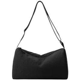 Small Gym Bag Women, Black, Durable Fitness Tote for Workout Essentials, Spacious Storage for Gym Accessories, Lightweight Carry