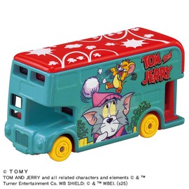 Takara Tomy Tomica Dream Tomica SP Tom and Jerry Wrapping Bus (Blue) Mini Car Toy For Ages 3 Years Old
