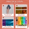 DECOCKRAT 2 Pack Foil Fringe Backdrop - Combo Rainbow Shiny