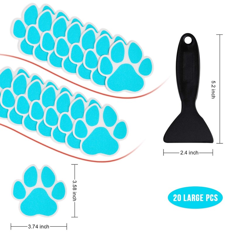 Secopad Non-Slip Bathtub Stickers, 20 Large PCS Safety Bathroom Tubs