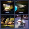 HOFLYW Solar Spotlights Outdoor Waterproof Landscape Path Lights Solar Dusk