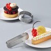 FANGSUN Tart Ring for Baking, Stainless Steel Perforated Tart Ring,